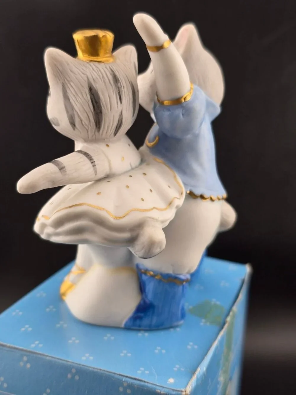 Kitty Cucumber & Albert Swan Lake Ballet Cats Schmid 1990 Annual Collectible